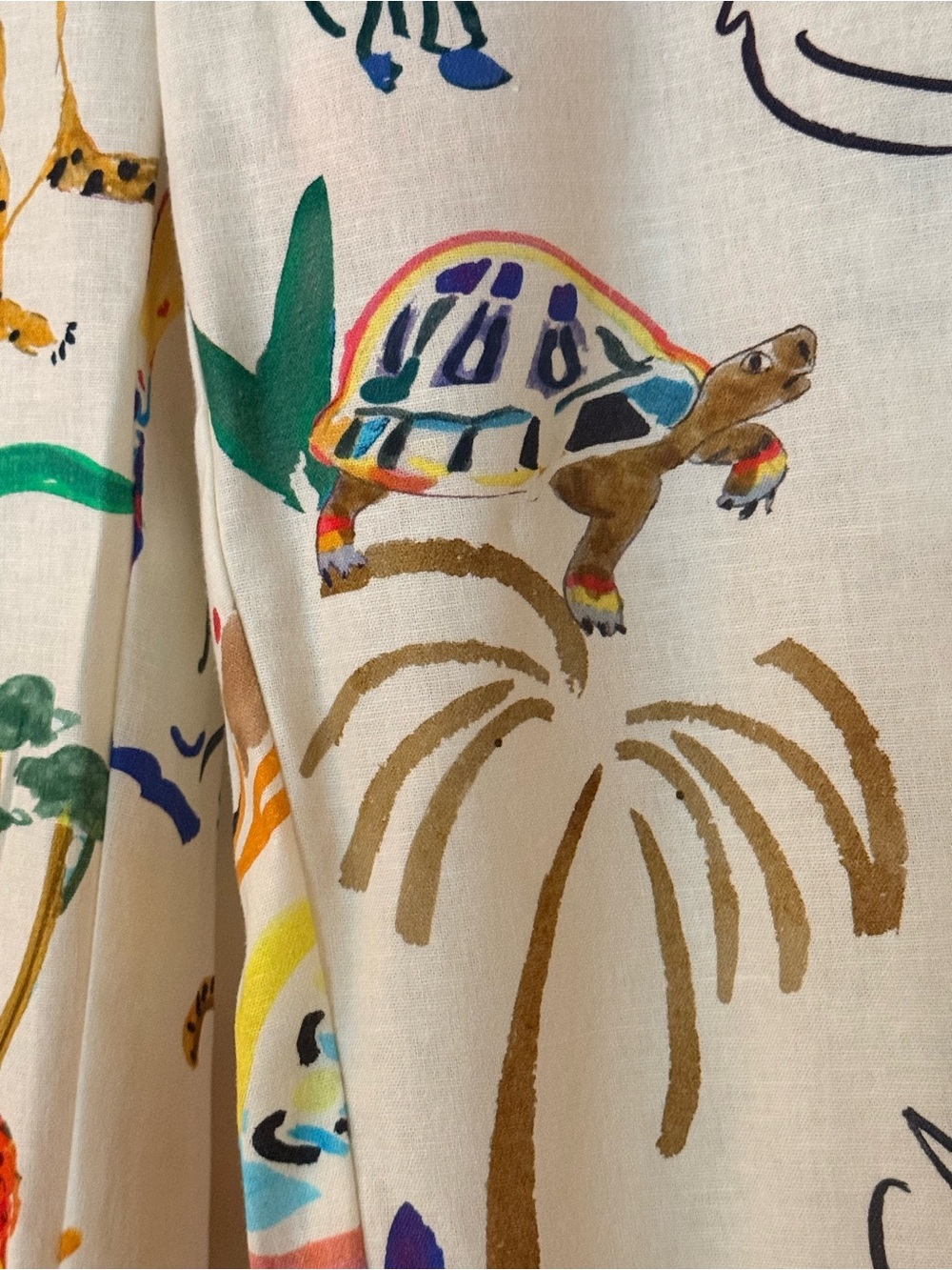 🌿Sézane Jenson trousers G. Kero print - size 6 or 38 - NWT - Picture 11 of 15